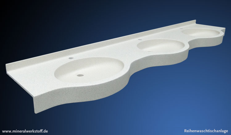 Reihenwaschtischanlage nach Ma�